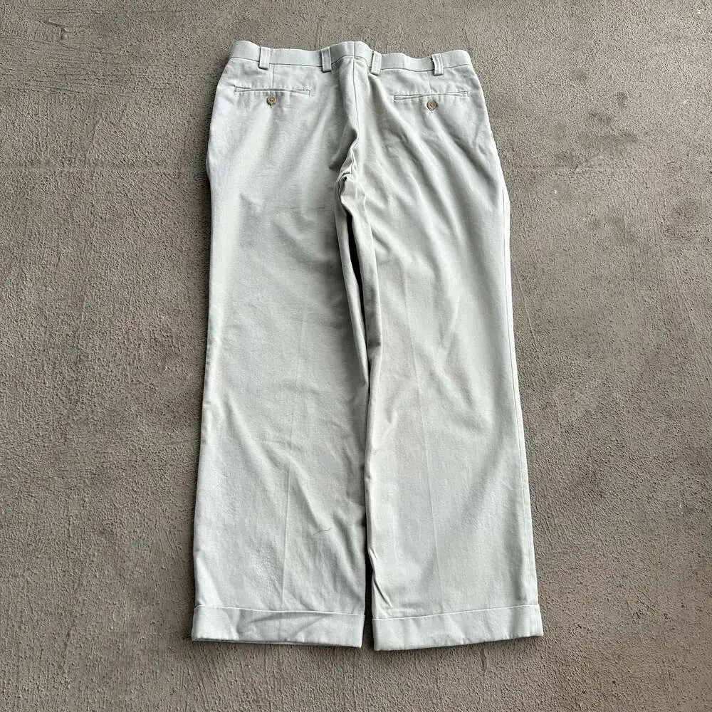 Lauren Ralph Lauren Men's Pleated Cotton Cuffed Trousers